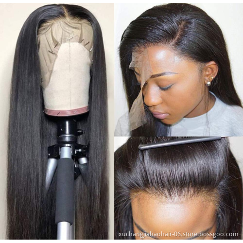 13x4 13x6 360 HD Lace Frontal Wigs Brazilian Straight Human Hair Wigs 150% 180% Human Hair Lace Wig For Black Woman